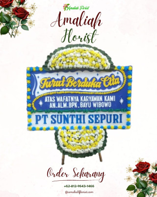Papan Bunga Duka di 26 Ilir